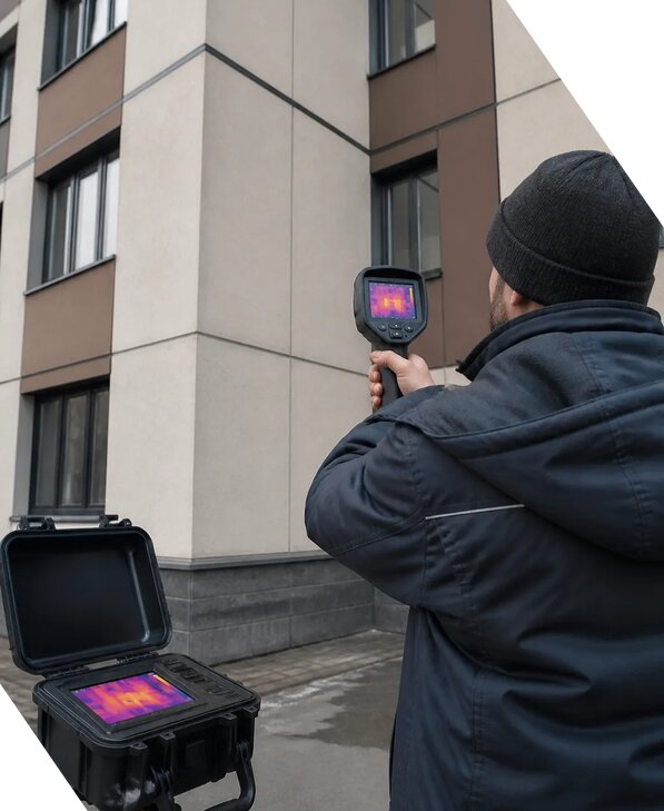 Тепловизионное обследование зданий и сооружений в Ишимбае